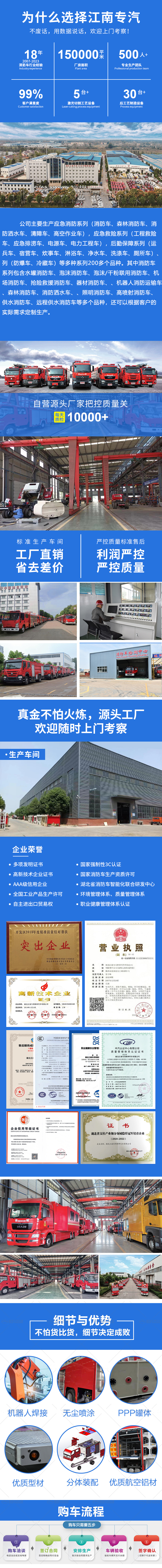 JP32型舉高噴射消防車